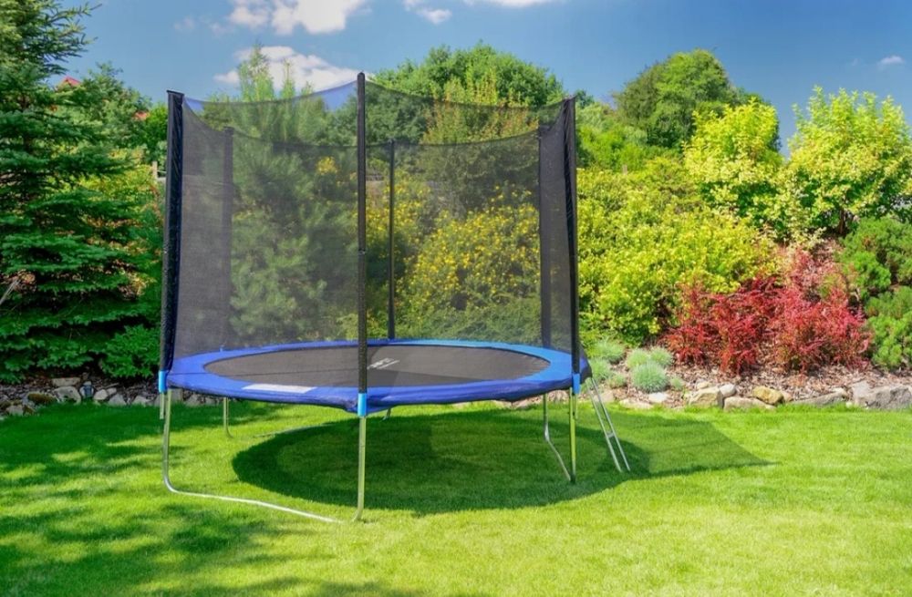 TRAMPOLINA Ogrodowa  312CM + drabinka