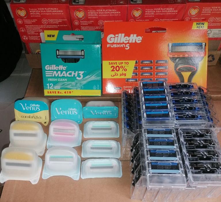 Gilette Mach3/Fusion/Venus/Картриджі /Оригінал /Знижки