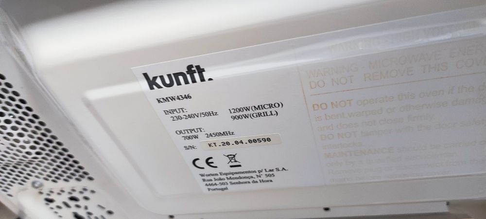 Microondas Kunf Branco