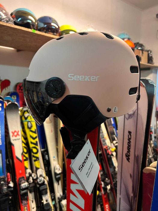 Pastelowy różowy kask narciarski Seexer L 239 zł/Sklep-Serwis-Wypożycz