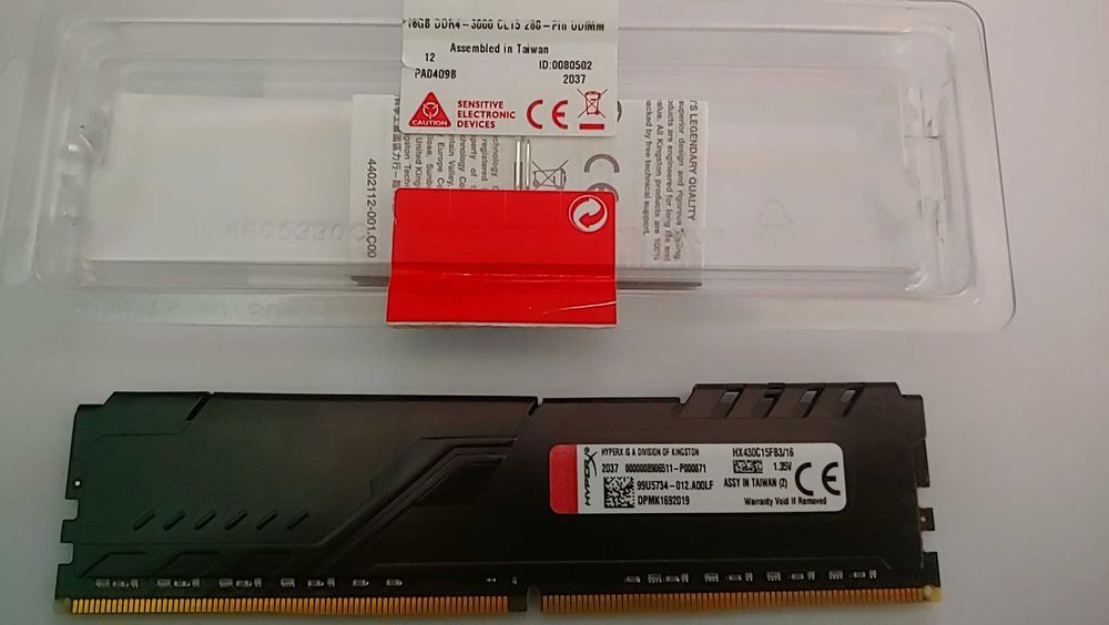 Оперативна пам'ять DDR4 16 GB 3000 CL15 HyperX Fury (HX430C15FB3/16)