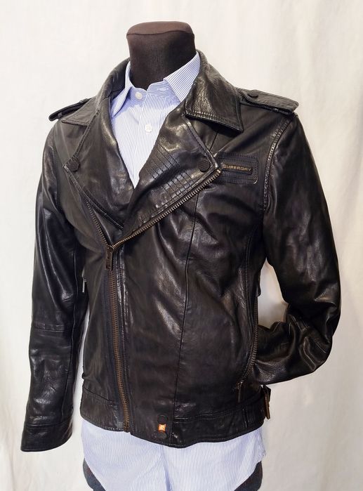 Куртка, косуха кожаная мужская Superdry р. М.