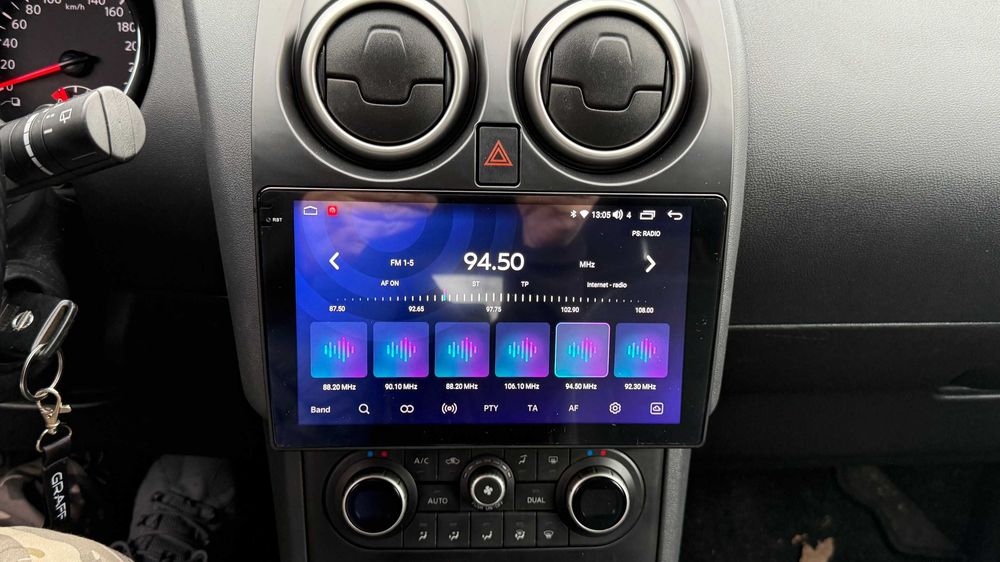 Radio Android Nissan Qashqai J10 4G LTE CarPlay AA Qled Montaż
