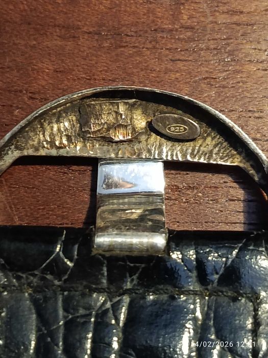 Relógio Jóia Prata Portuguesa Contrastada 925 4,4 cm