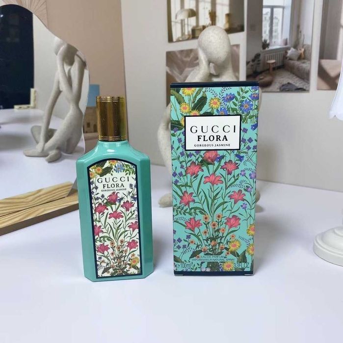 Gucci FLORA gorgeous jasmine perfume 100ml