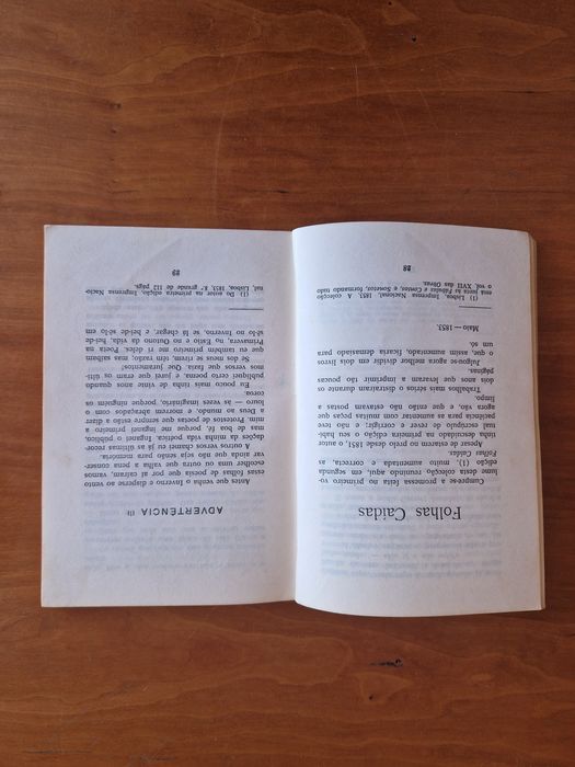 Livro de poesia "Folhas Caídas", Almeida Garrett