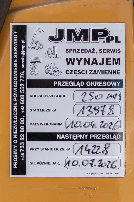 Wózek widłowy CAT 2015 r.