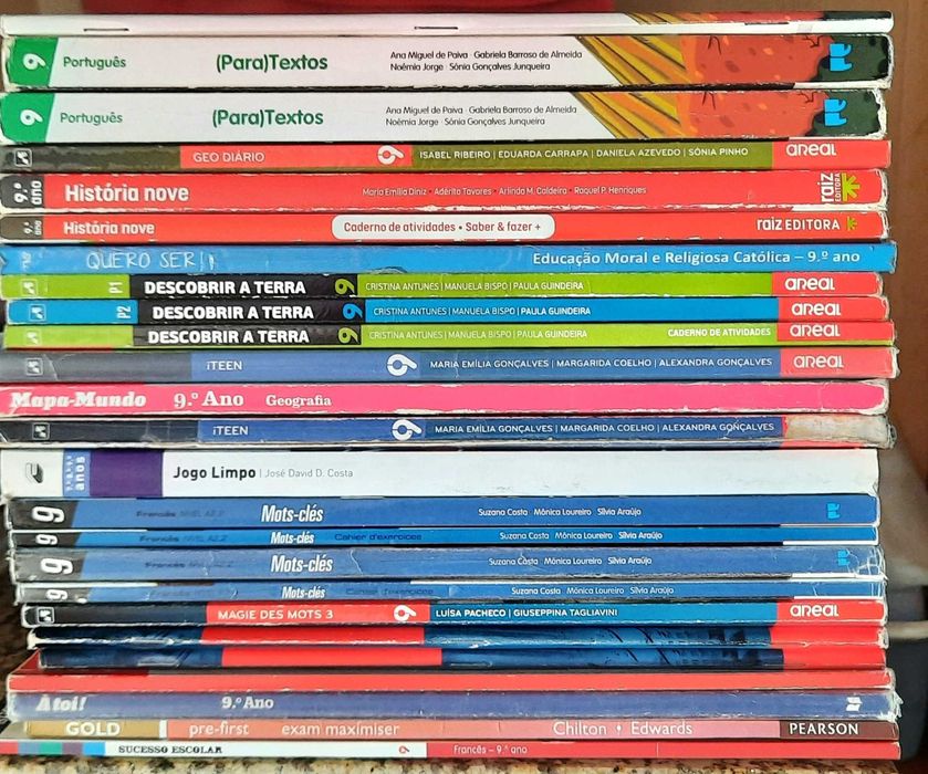 Manuais escolares 9° ano