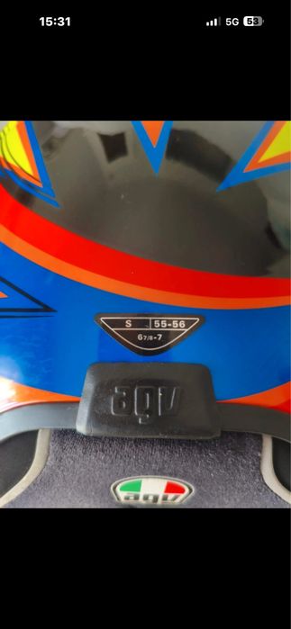 Capacete agv veloce s saleluna