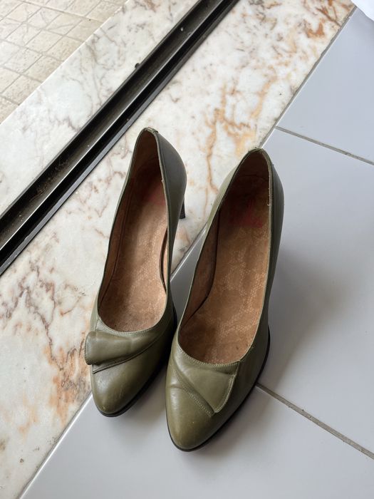 Sapatos de Salto Alto Verdes
