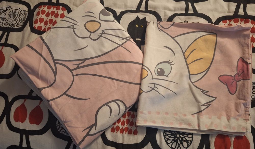 Conjuntos capa edredon almofada cama criança menina