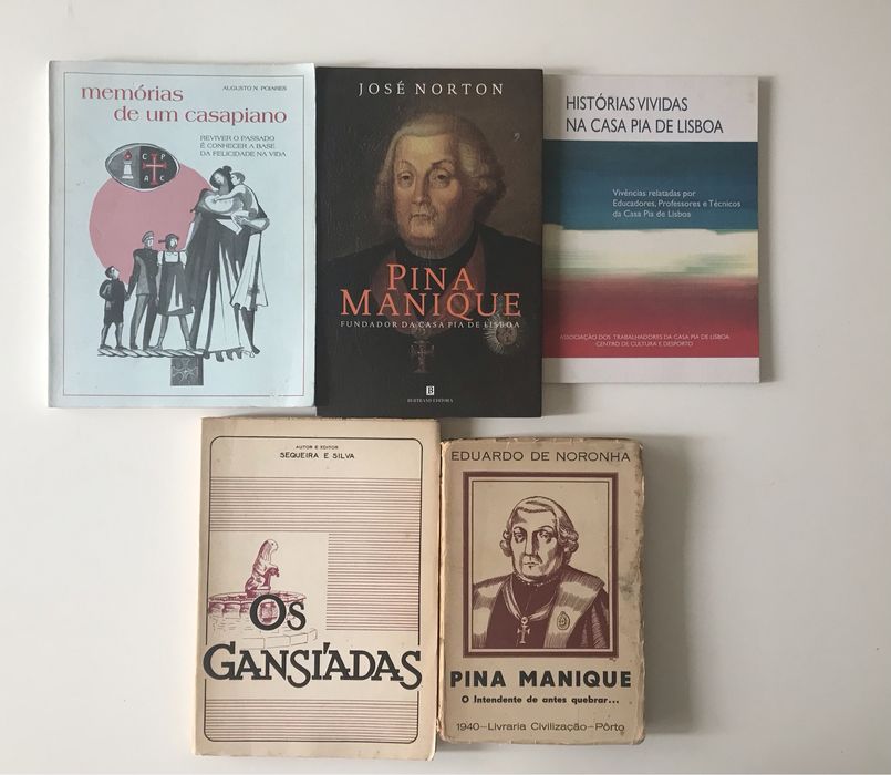 Vendo Lote de livros Casa Pia de Lisboa e Casa Pia Atlético Clube