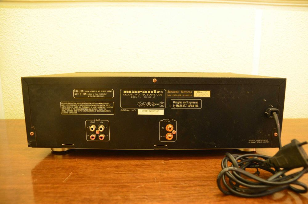 Gravador de Cassetes Marantz 80SD315