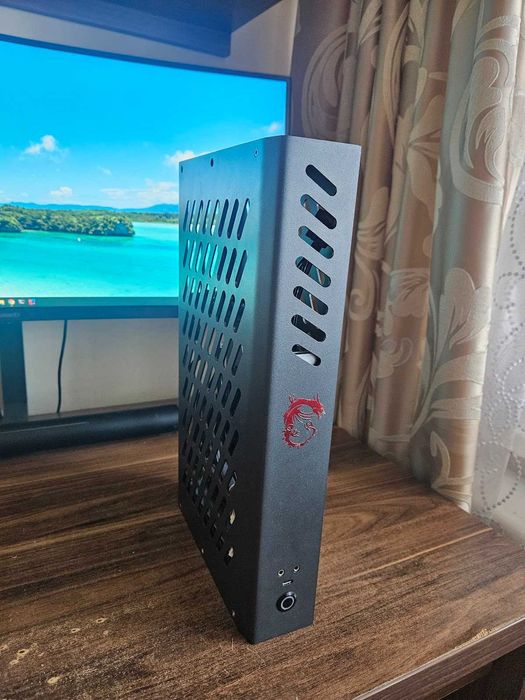 Комплект міні ПК корпус Custom_Mod SLM2 блок живлення HDPlex райзер v3