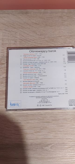 Olśniewający barok. Płyta CD