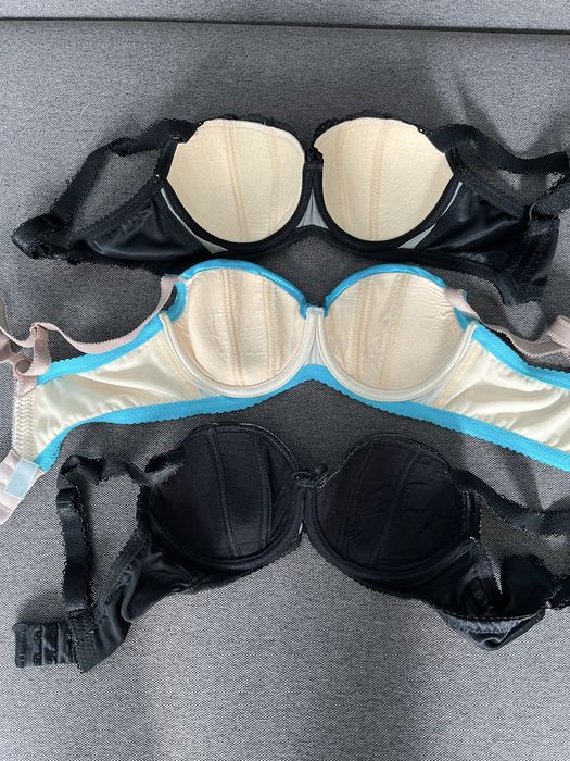 Biustonosz Comexim 65D half cup 3HC zestaw 3 sztuk
