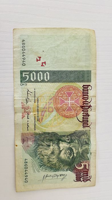 Notas antigas de Escudos