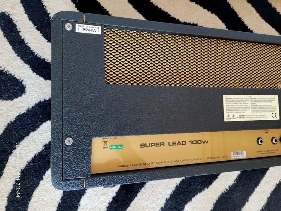Marshall Superlead 1959 Handwired 100w Plexi 800