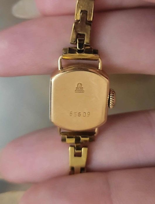 Часы золотые женские "Мечта" 1963 г.(винтаж)