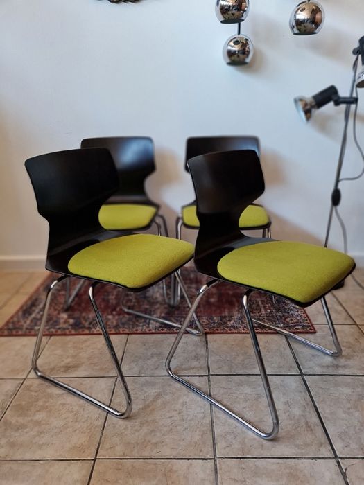 Krzesło Flötotto,vintage design,Niemcy lata 60-70,mid century