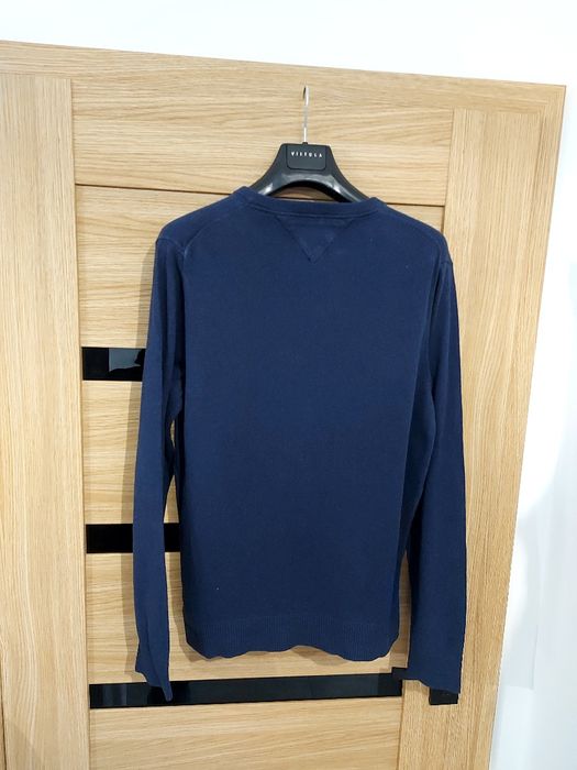 Granatowy sweterek roz M Tommy Hilfiger M Prima Cotton Cashmere