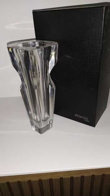 Jarra de cristal Atlantis nova e com certificado