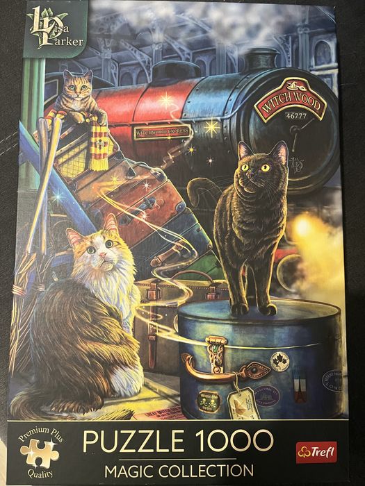 Puzzle premium trefl koty Poznań Starołęka • OLX.pl