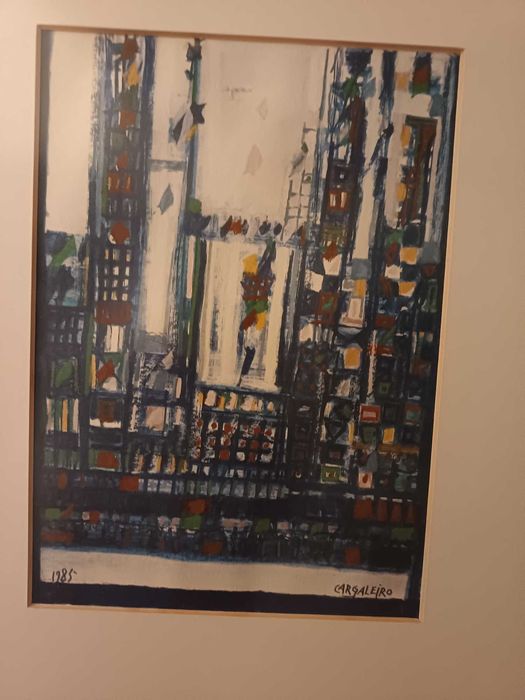 Quadro com Estampa de Cargaleiro - 1985