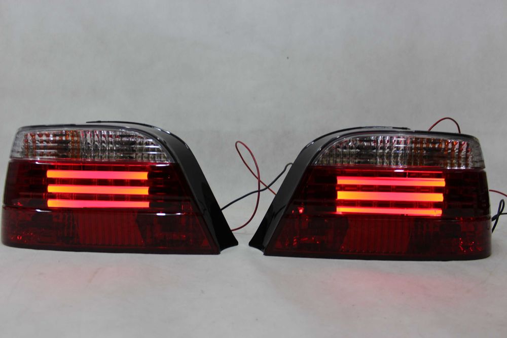 Lampy światła tył tylne BMW E38 Seria 7 94-02 RED LED BAR NEON NOWE!