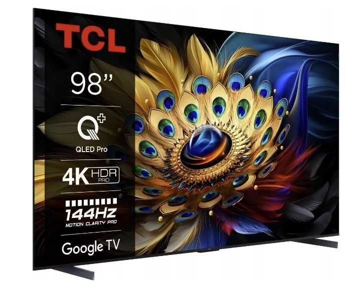 Telewizor TCL 98T8B QLED 144Hz 4K Google TV Dolby Vision Dolby Atmos