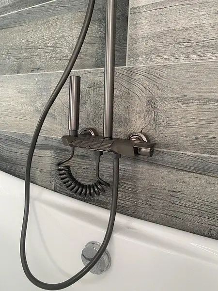 Душевая система з клавішами Boutique Bathroom mini графит