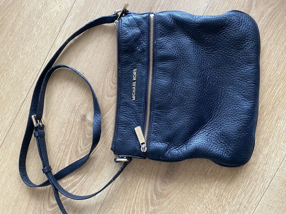 Michael Kors torebka skóra naturalna czarna listonoszka