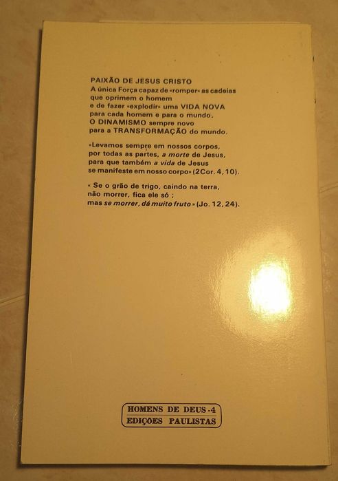 "A Força da Paixão", S. Paulo da Cruz