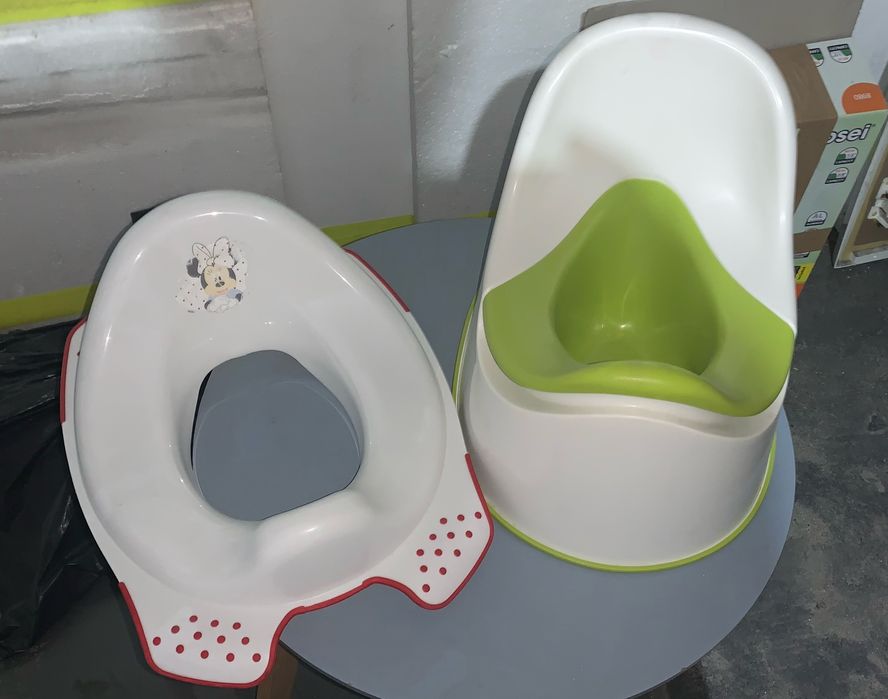 Conjunto sanitario bebe e 1 banco auto de oferta