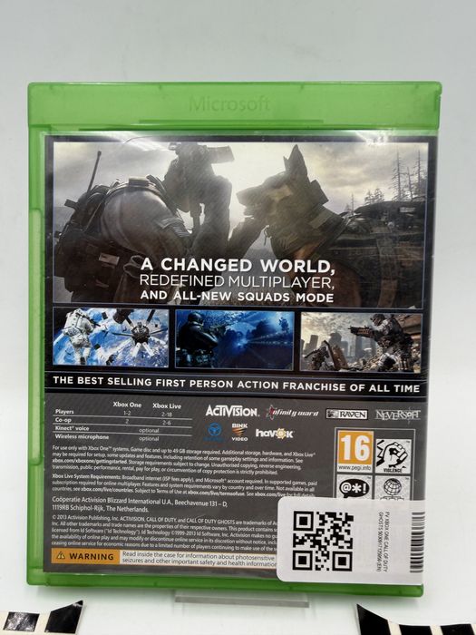 Call of Duty Ghosts Xbox One Gwarancja