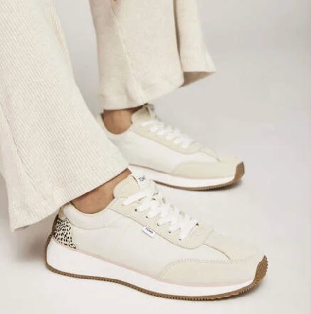 Кросівки снікерси кеди Toms жіночі 42,5 28 см білі з леопардовий принт