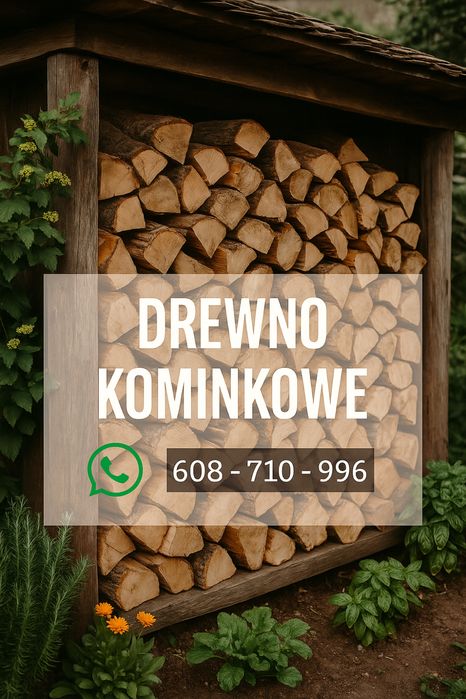 Drewno do kominka i pieca z dostawą Łódź