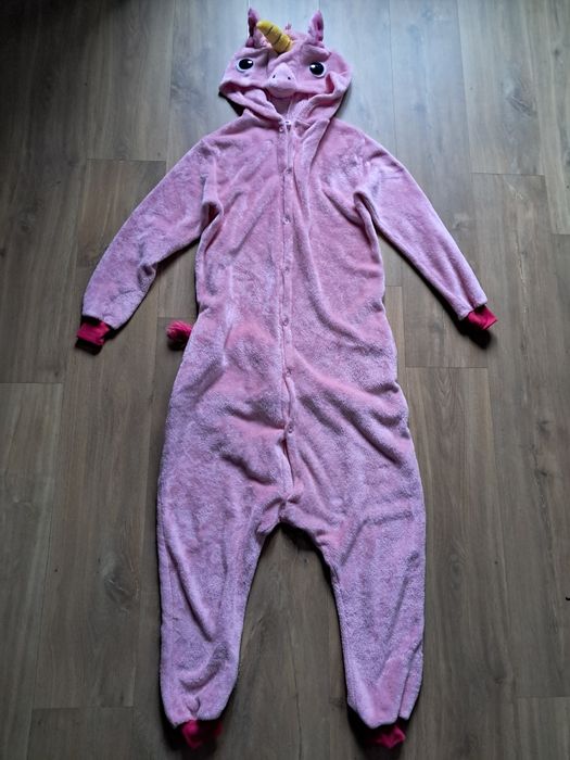Jednorożec strój kostium przebranie kombinezon onesie kigurami S/M