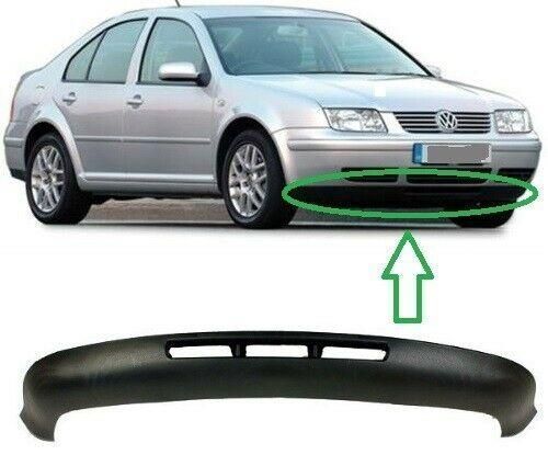 Aba / Spoiler / Lip Frontal VW Bora 1998-2005 em Plástico ABS