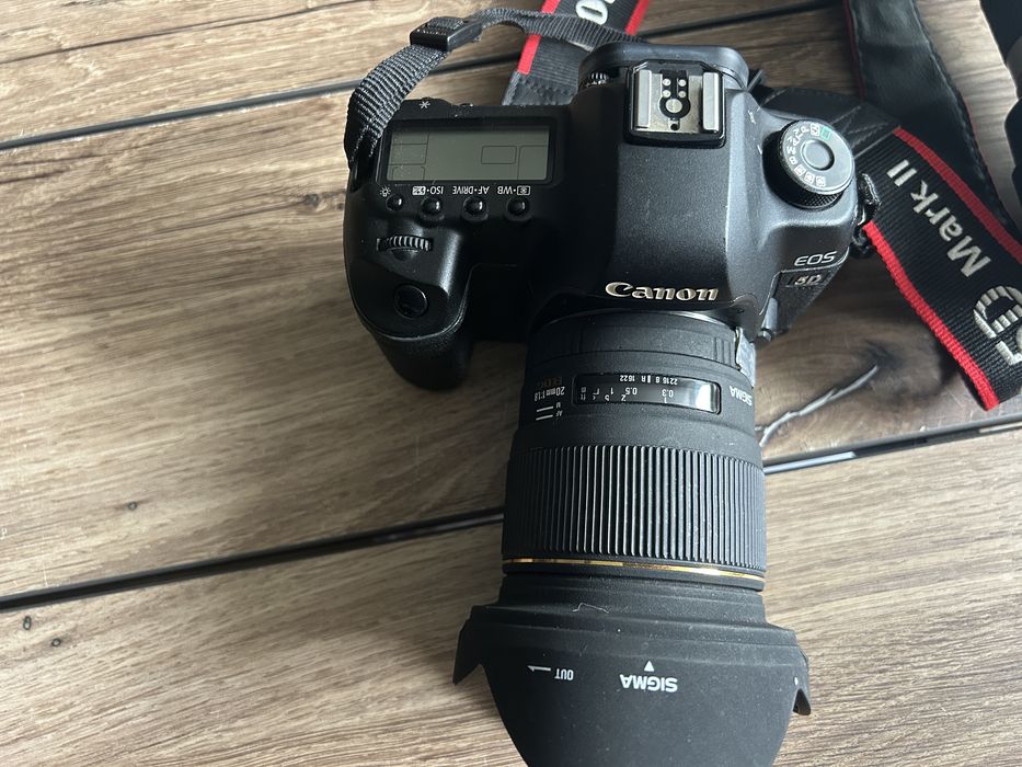 Canon 5D Mark II + 3 obiektywy + akcesoria – zestaw gotowy do pracy