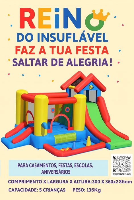 Reino do Insuflavel - aluguer de Insufláveis