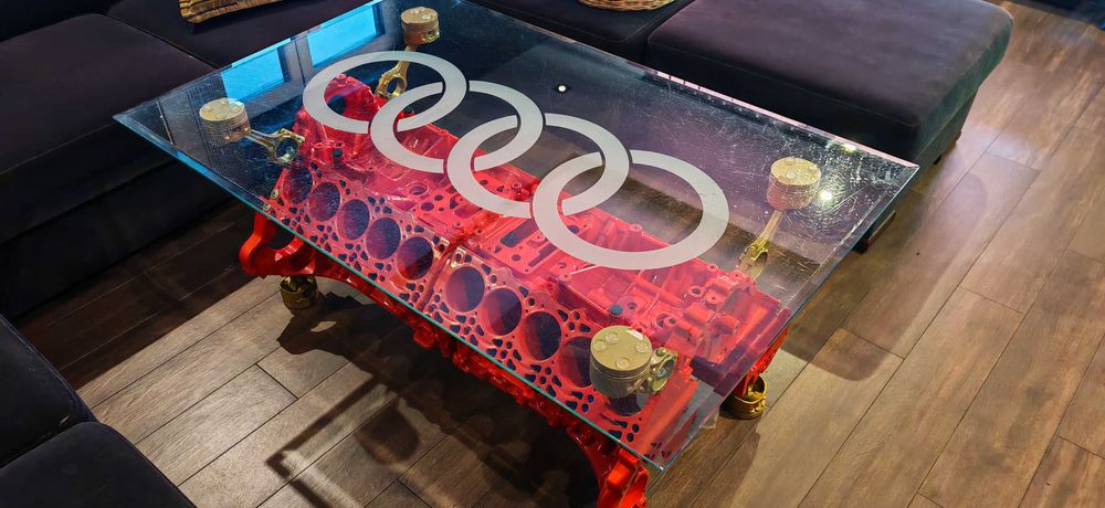 Stolik ława z silnika V20 V8