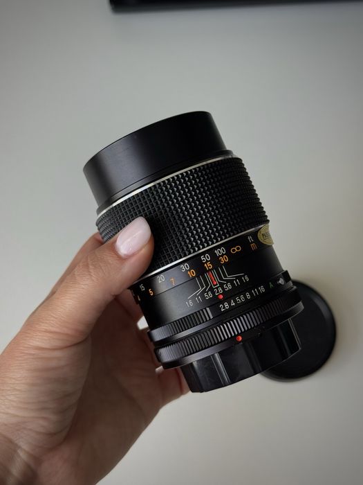 Світлосильний портретний телеоб’єктив Optomax Auto 135mm f/2.8, Японія