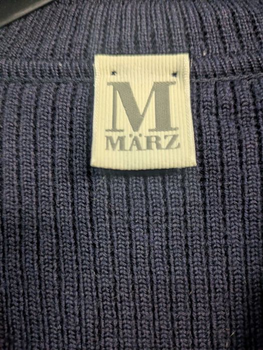 März Maerz München XL 100% VirginWool gruby kardigan premium stan igła