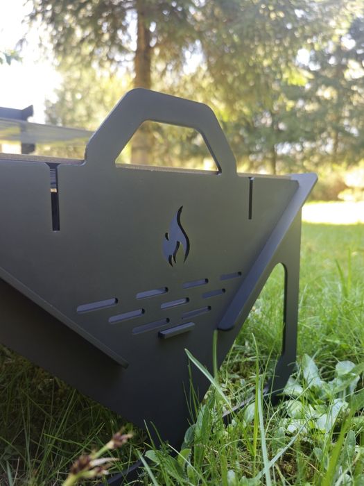 Palenisko grill turystyczny przenośny składany kemping Majówka 3mm