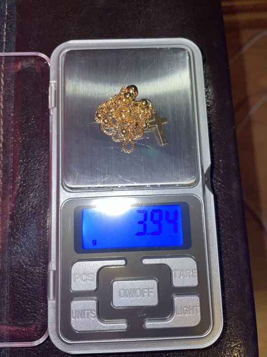 Colar em Ouro 14K com Cruz