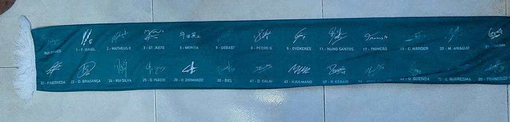 Cachecol Sporting Bi campeao