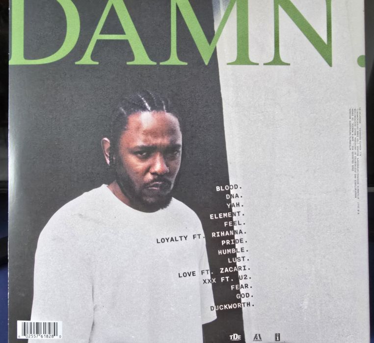 Kendrick Lamar - Damn вінілова платівка mispress mislabeled міслейбл