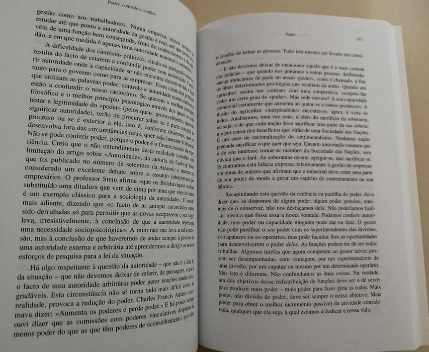 Livro Sobre Liderança, Poder, Empresas e Sociedade