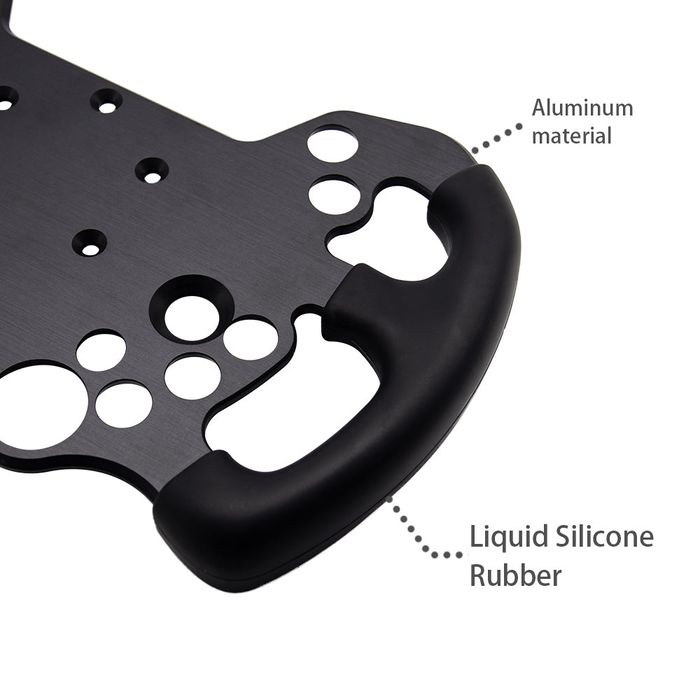 Placa de fibra de carbono Simube GT3 Endurance para volante Fanatec